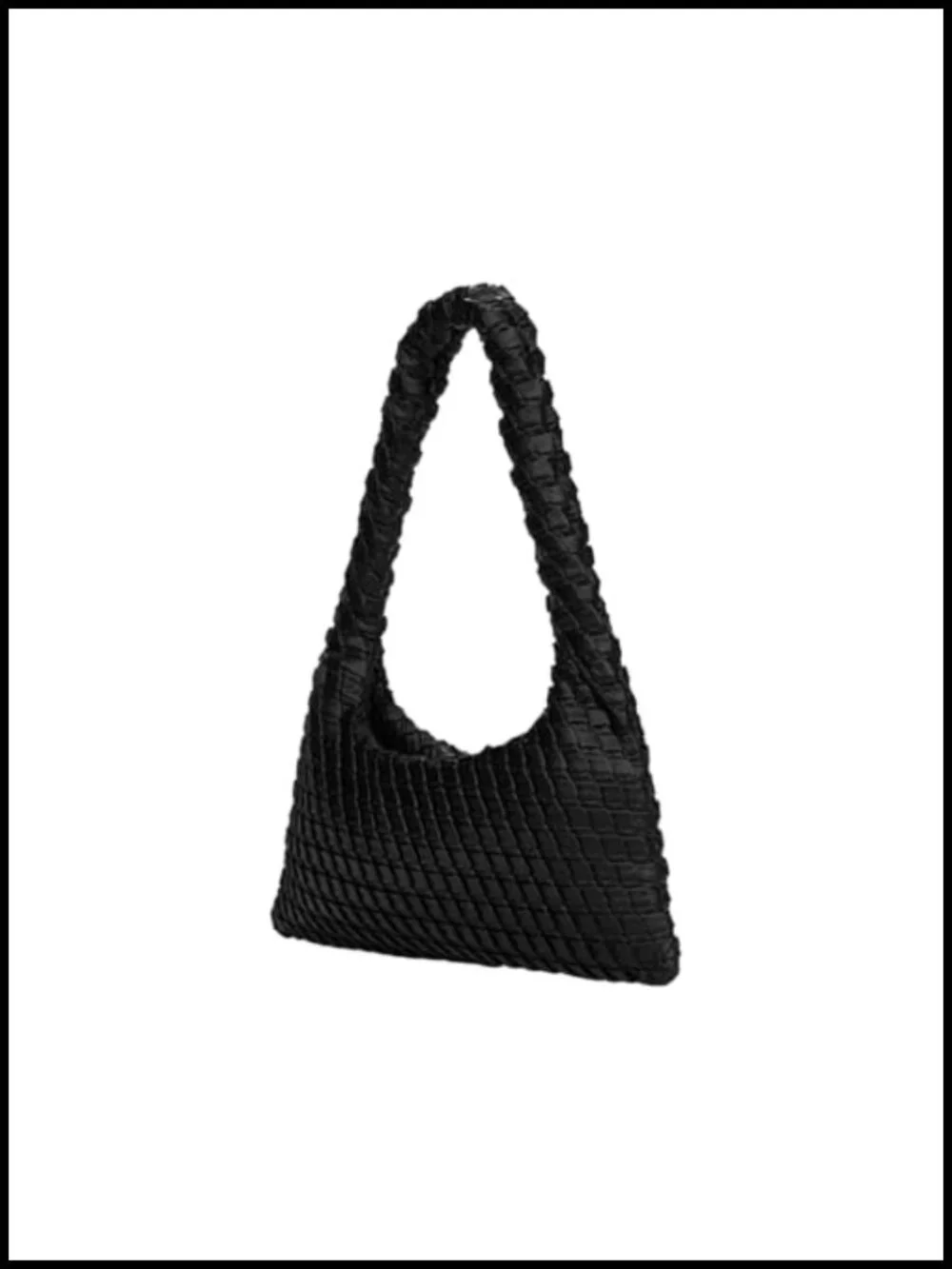 Textured PU Leather Hobo Bag Magnetic Closure Tote Shoulder Bag for Women